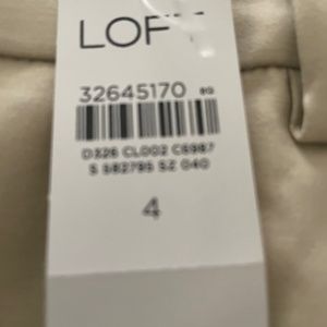 NEW WITH TAGS- Ann Taylor Loft -Khaki Pants